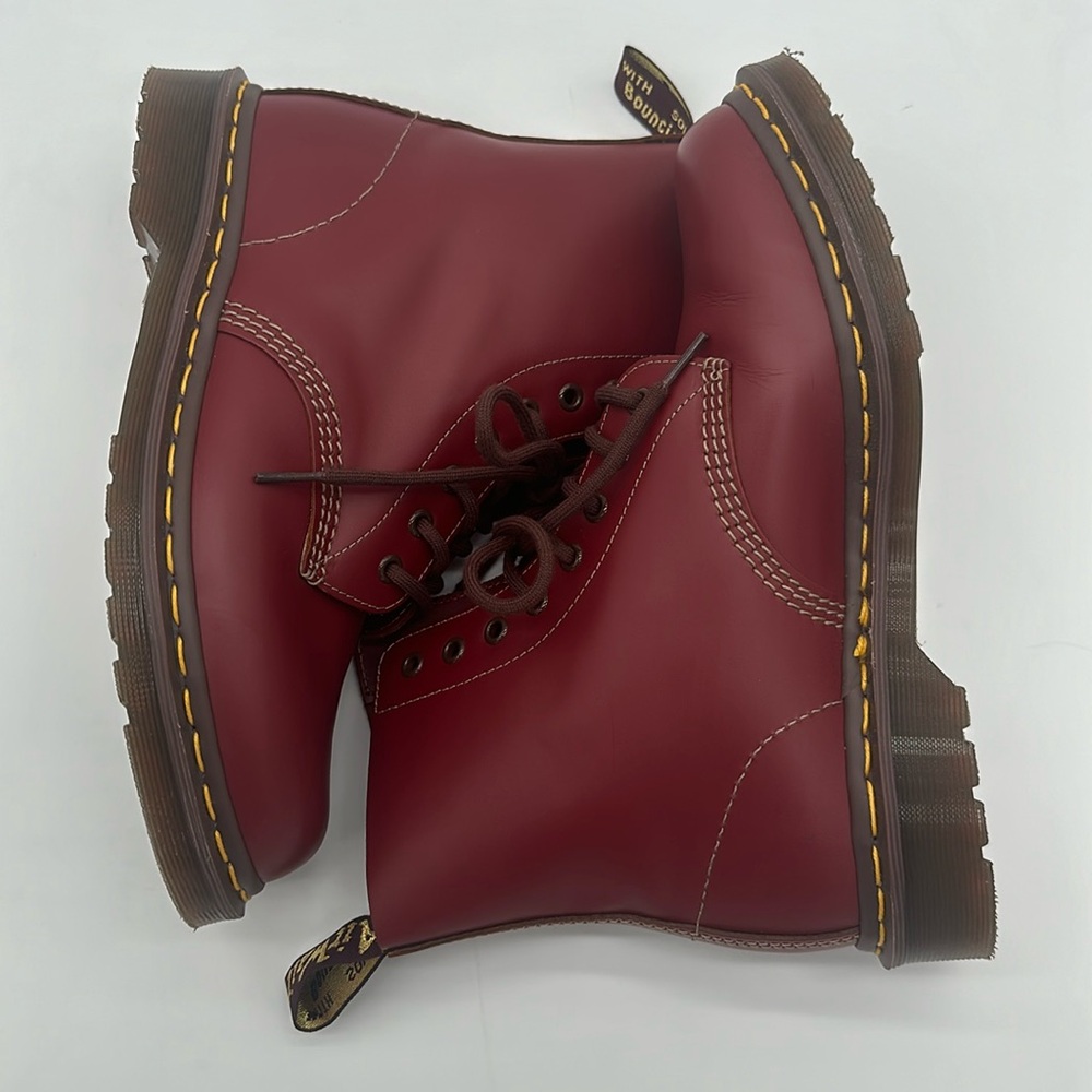 Dr. Martens Women's 1460 Cherry Red Leather Lace-Up Boot